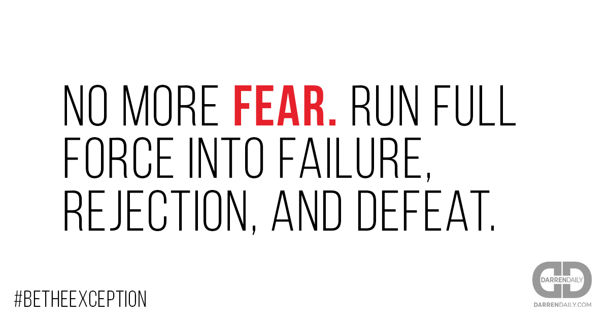20 Seconds of Courage Quote vs Fear