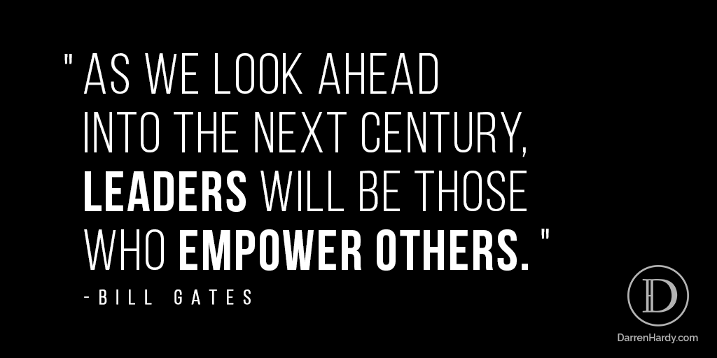 Leadership Test is Empowering Others - Bill Gates
